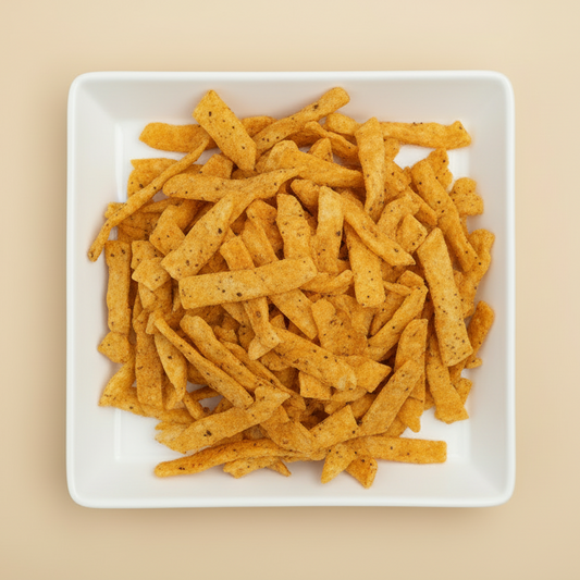 balck paper potato chips bombay nimco