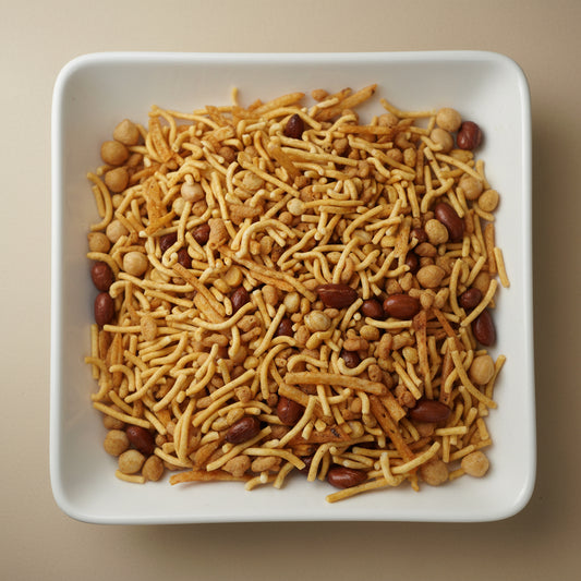 Close-up of a kanpuri mix bombay nimco